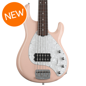 Ernie Ball Music Man StingRay Special 5 H Bass Guitar - Pueblo Pink with Rosewood Fingerboard