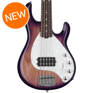Ernie Ball Music Man StingRay Special 5 H Bass Guitar - Purple Sunset with Rosewood Fingerboard