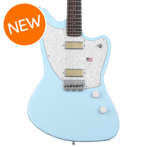 Harmony Factory Special Silhouette Electric Guitar - Sonic Blue with Rosewood Fingerboard