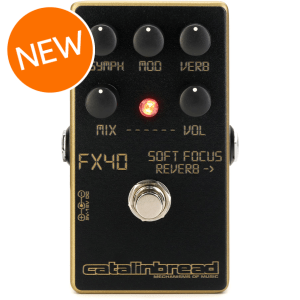 Catalinbread Soft Focus Shoegaze Reverb Pedal with Chorus, Modulation, and Octave-up - Gold