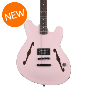 Fender Tom DeLonge Starcaster Semi-hollowbody Electric Guitar - Satin Shell Pink