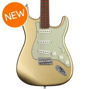 Fender Custom Shop GT11 Journeyman Relic Stratocaster Electric Guitar - Aztec Gold, Sweetwater Exclusive