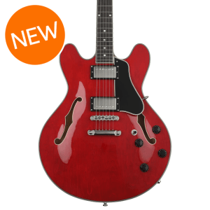 Eastman Guitars T386RD Thinline Semi-hollowbody Electric Guitar - Red