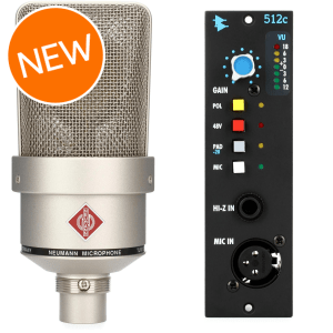 Neumann TLM 103 Large-diaphragm Condenser Microphone and API 512c 500 Series Preamp - Nickel