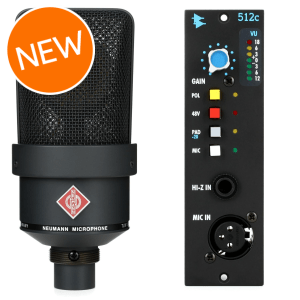 Neumann TLM 103 Large-diaphragm Condenser Microphone and API 512c 500 Series Preamp - Matte Black