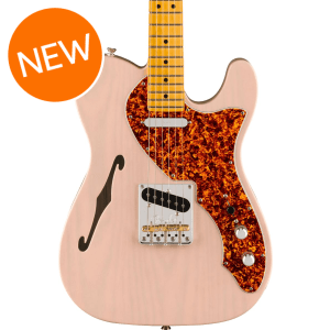 Fender American Professional II Telecaster Thinline Electric Guitar - Transparent Shell Pink with Maple Fingerboard