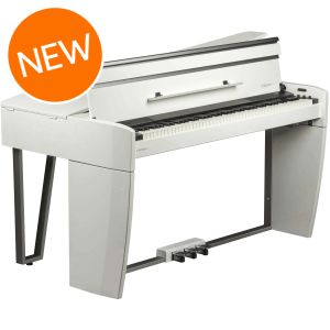Dexibell Vivo H10 88-key Digital Mini Grand Piano with Bench - Polished White