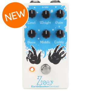 EarthQuaker Devices Zoar Dynamic Audio Grinder Distortion Pedal - Spectral Blue, Sweetwater Exclusive