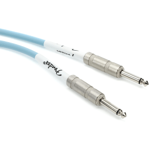 Fender 0990515003 Original Series Straight to Straight Instrument Cable - 15 foot Daphne Blue