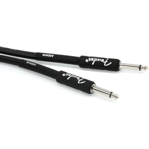 Fender 0990820016 Professional Series Straight to Straight Instrument Cable - 25 foot Black