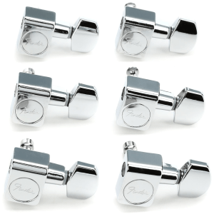 Fender American Pro Staggered Stratocaster/Telecaster Tuning Machines Set - Chrome