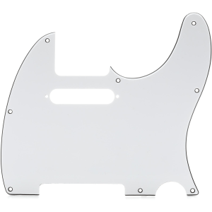 Fender 8-hole Modern Telecaster Pickguard - 3-ply White