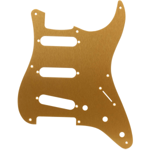 Fender 8-hole '50s Vintage Style Stratocaster S/S/S Pickguard - Gold Anodized