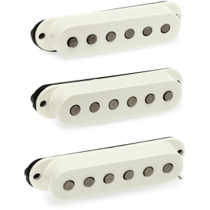 Fender Deluxe Drive Stratocaster Single Coil 3-piece Pickup Set - White
