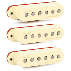 Fender Ultra Noiseless Hot Passive Stratocaster 3-piece Pickup Set - Cream