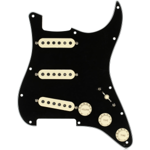 Fender Tex-Mex SSS Pre-wired Stratocaster Pickguard - Black 3-ply