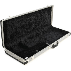 Fender G&G Deluxe Hardshell Case for Stratocaster / Telecaster - Black Tweed with Black Interior