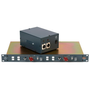 BAE 1073MP Dual-channel Rackmount Microphone Preamp with Power Supply