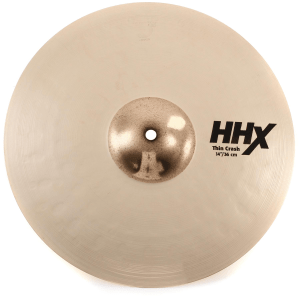Sabian 14 inch HHX Thin Crash Cymbal - Brilliant Finish
