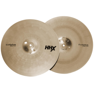 Sabian 15 inch HHX Evolution Hi-hat Cymbals - Brilliant Finish