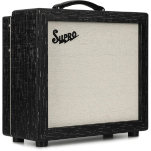 Supro 1614RT Amulet 1 x 12-inch 15-watt Tube Combo Amp - Black Scandia
