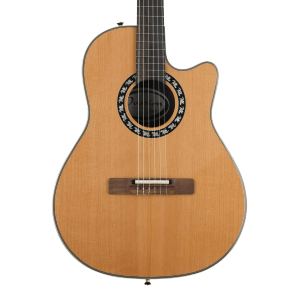 Ovation Timeless Classic Nylon Acoustic-Electric Guitar - Natural