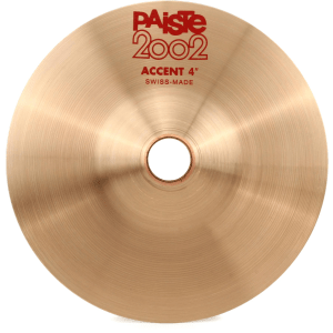 Paiste 4-inch 2002 Accent Cymbal - each