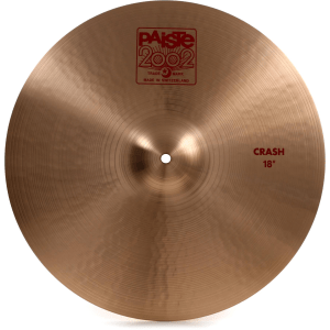 Paiste 18 inch 2002 Crash Cymbal