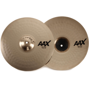 Sabian 14 inch AAX Thin Hi-hat Cymbals - Brilliant Finish