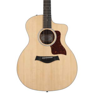 Taylor 214ce Deluxe Acoustic-electric Guitar - Natural with Layered Rosewood Back & Sides