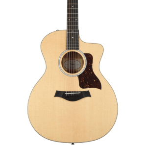 Taylor 214ce-K Deluxe Dent and Scratch Acoustic-Electric Guitar - Natural with Layered Koa Back & Sides