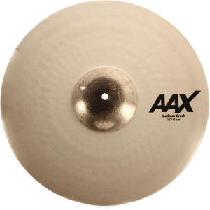 Sabian 16 inch AAX Medium Crash Cymbal - Brilliant Finish