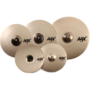 Sabian AAX Promotional Cymbal Set -14/16/21 inch - with Free 18 inch Thin Crash