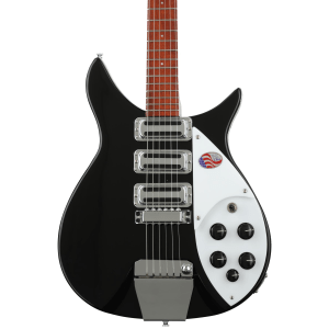 Rickenbacker 325C64 Miami 3 Pickup Semi-Hollow Guitar- Jetglo
