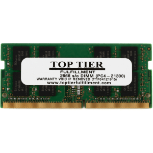 Top Tier PC4-21300 SO-DIMM - 32GB DDR3 2666MHz