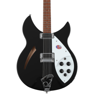 Rickenbacker 330/12 Semi-hollow 12-string Electric Guitar - Jetglo