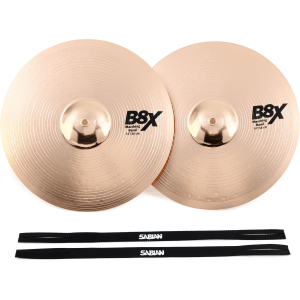Sabian B8X Marching Band Hand Cymbals (Pair) - 14 inch