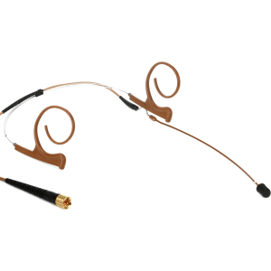 DPA 4288 CORE Directional Flex Headset Microphone with MicroDot Connector - Long Length, Brown