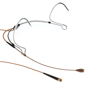 DPA 4466 CORE Omnidirectional Headset Microphone with MicroDot Connector - Brown