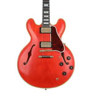 Gibson Custom 1959 ES-355 Reissue Stop Bar Semi-hollow Electric Guitar - Murphy Lab Light Aged Watermelon Red