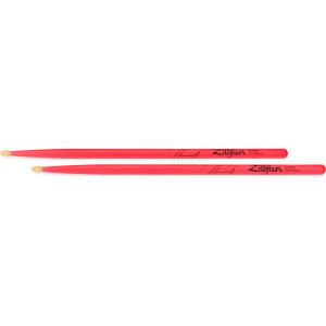 Zildjian Acorn Drumsticks - 5A - Neon Pink