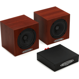 Auratone 5C Super Sound Cubes 4.5-inch Passive Reference Monitors with A2-30 Power Amp - Mahogany