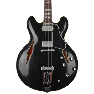 Gibson Custom 1964 Trini Lopez Standard Reissue Semi-hollow Electric Guitar - Murphy Lab Ultra Light Aged Ebony