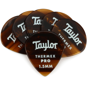 Taylor Premium Darktone 651 Thermex Pro Guitar Picks 6-pack - Tortoise Shell 1.50mm