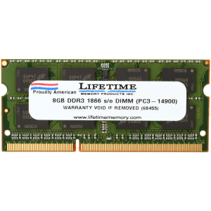 Top Tier PC3-14900 SO-DIMM - 8GB DDR3 1867MHz