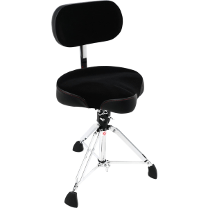 Gibraltar 9608MB Moto-style Drum Throne with Backrest