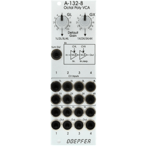 Doepfer A-132-8 Octal Poly VCA Eurorack Module