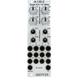 Doepfer A-135-2 Quad VCA / Voltage Controlled Mixer Eurorack Module - Standard Edition