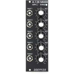 Doepfer A-138b 4-channel Exponential Mixer Eurorack Module - Vintage Edition