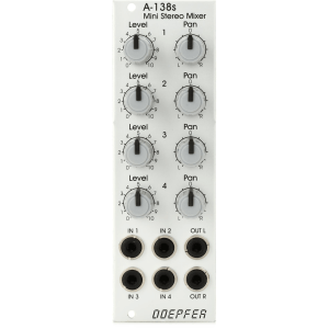 Doepfer A-138s Mini Stereo Mixer Eurorack Module - Standard Edition